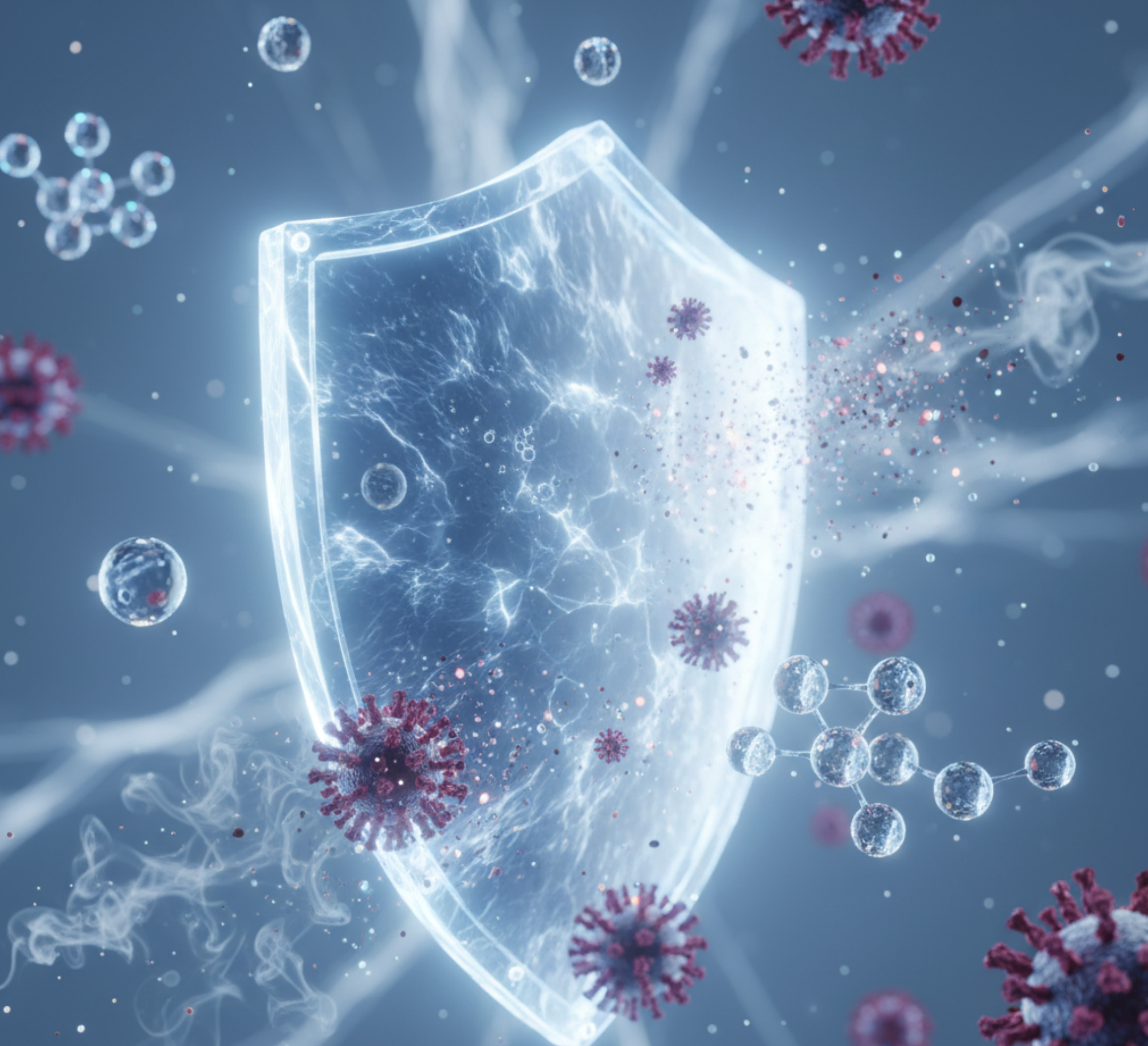 a sheid of immunity with flu shots and vaccinations